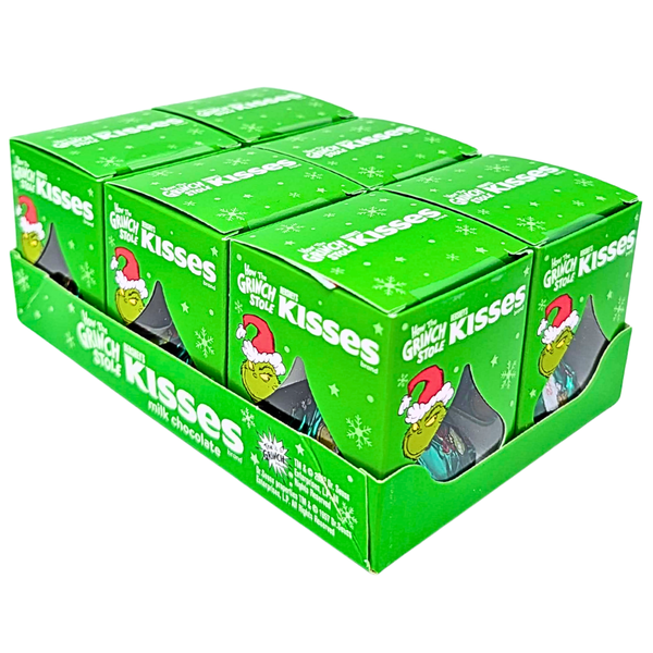 Hershey's Large Solid Milk Chocolate Kisses Grinch 1.45oz - 6 Pack