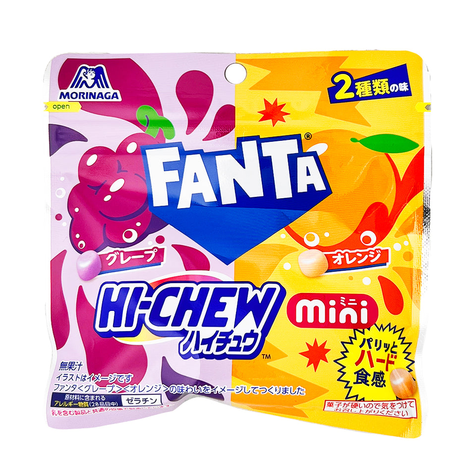 Hi-Chew Fanta Grape & Orange Minis (Japan) 50g - 8 Pack - Japanese Candy