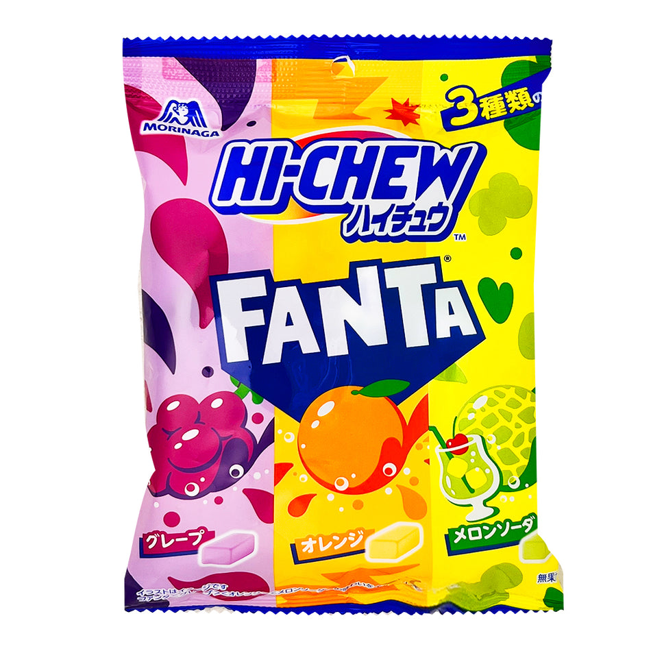 Hi-Chew Assorted Fanta Fruit (Japan) 68g - 8 Pack - Japanese Candy