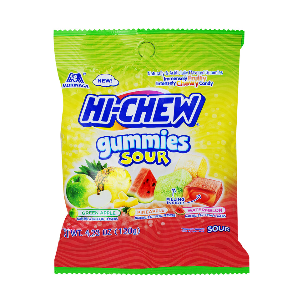 Hi-Chew Gummies Sour  4.23oz - 9 Pack - Gummy Candy