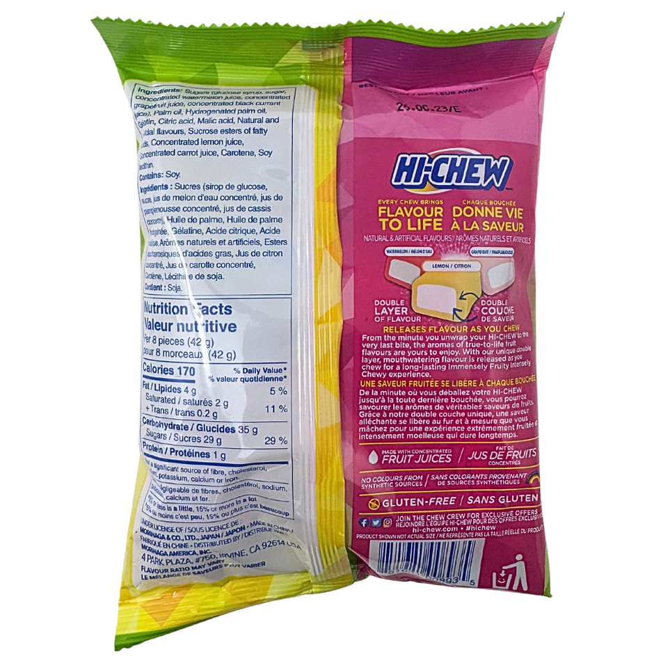 Hi-Chew Tropical Fruit Chews Candy - 6 Pack