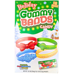Holiday Gummy Bands Candy 9.5oz - 12 Pack