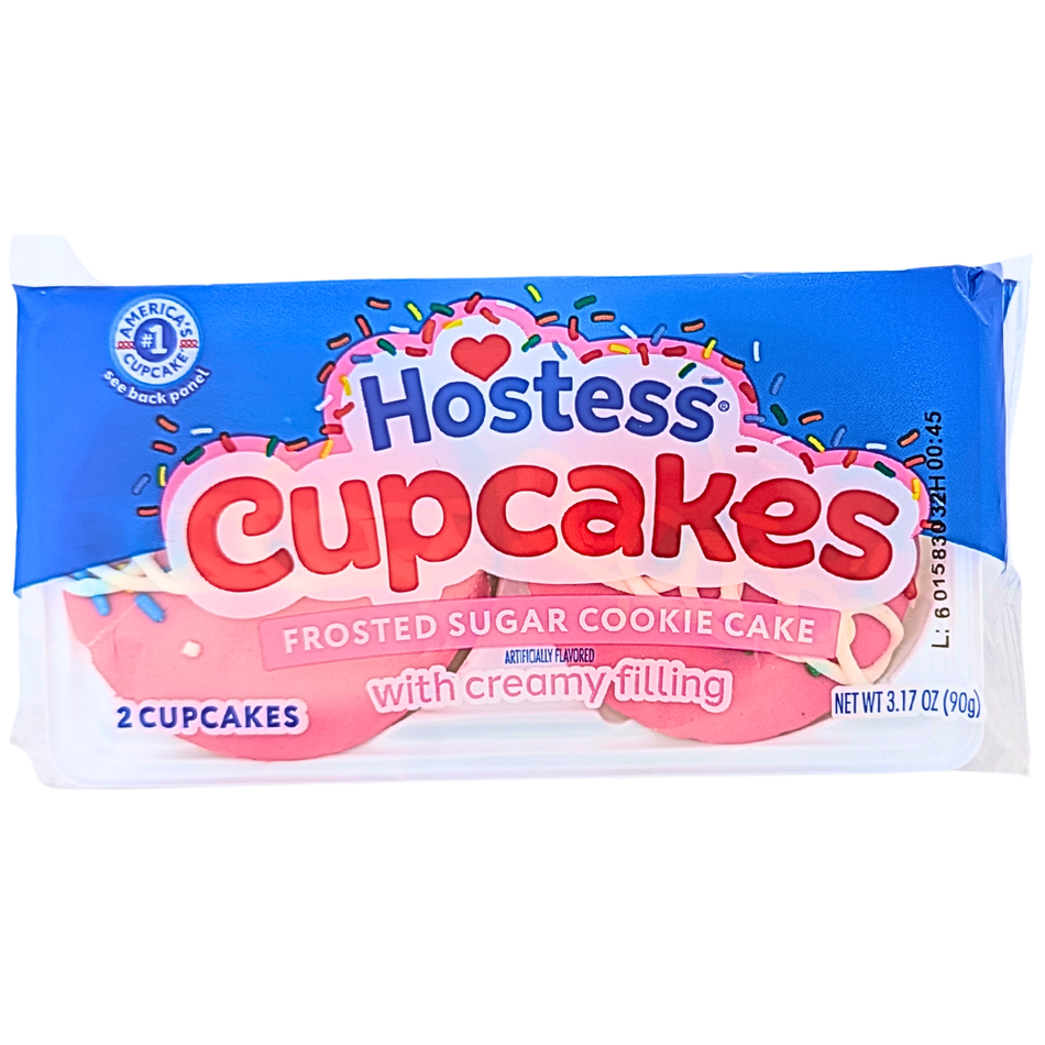 Hostess Cupcakes Frosted Sugar Cookie Cake 3.17oz - 6 Pack