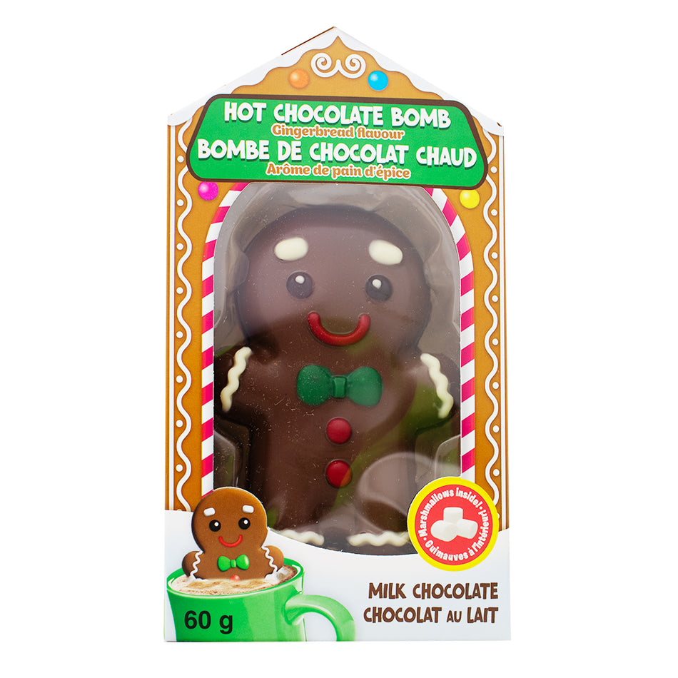 Gingerbread Hot Chocolate Bomb 60g - 8 Pack