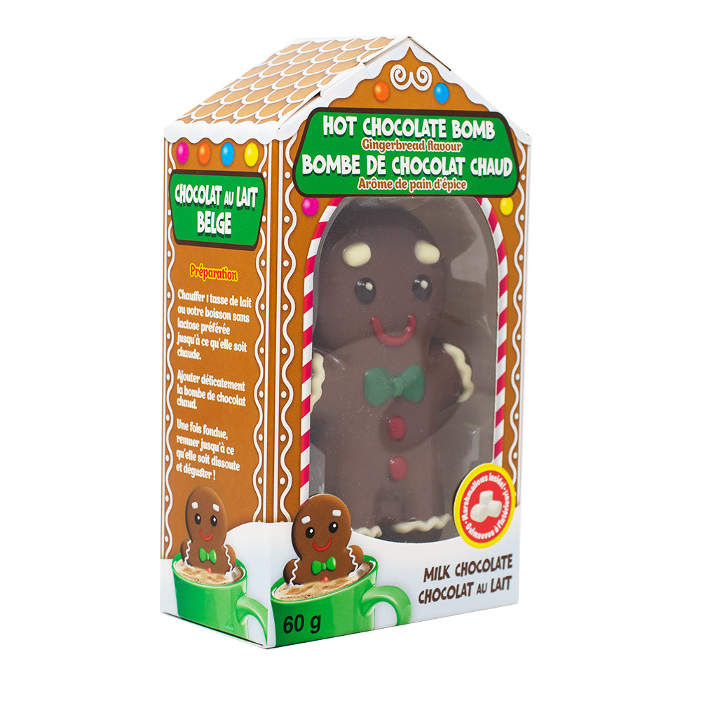 Gingerbread Hot Chocolate Bomb 60g - 8 Pack