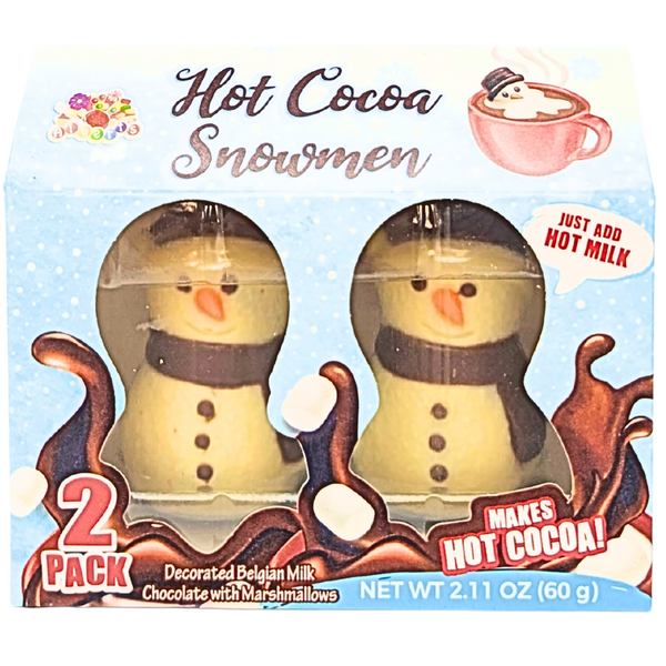 Hot Cocoa Snowmen Toppers 60g - 6 Pack