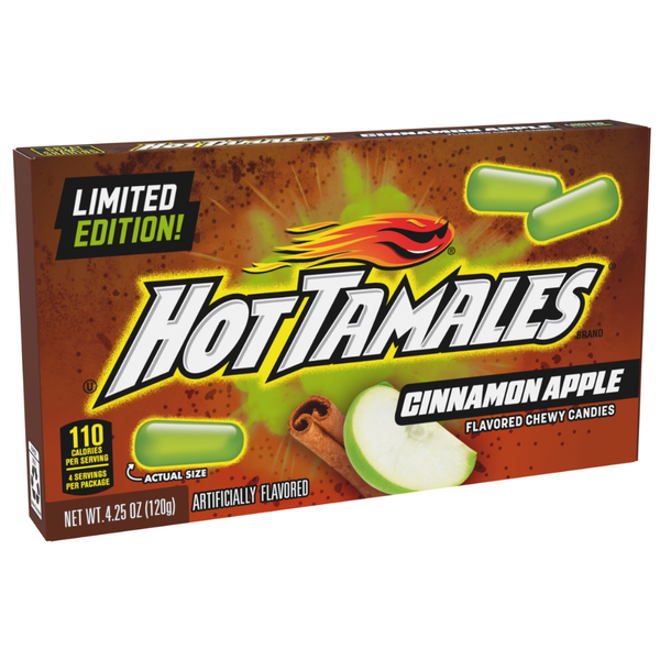 Hot Tamales Cinnamon Apple Fall 4.25oz - 12 Pack