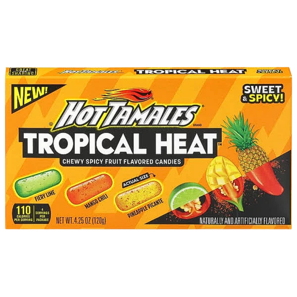 Hot Tamales Tropical Heat 4.25oz - 12 Pack