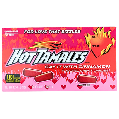 Hot Tamales Valentine Theatre Box 4.25oz - 12 Pack