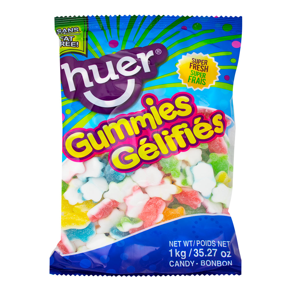 Huer Sour Assorted Turtles 1kg - 1 Bag