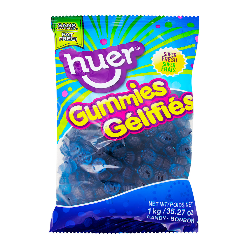 Huer Blue Razzberries Gummies 1 kg - 1 Bag