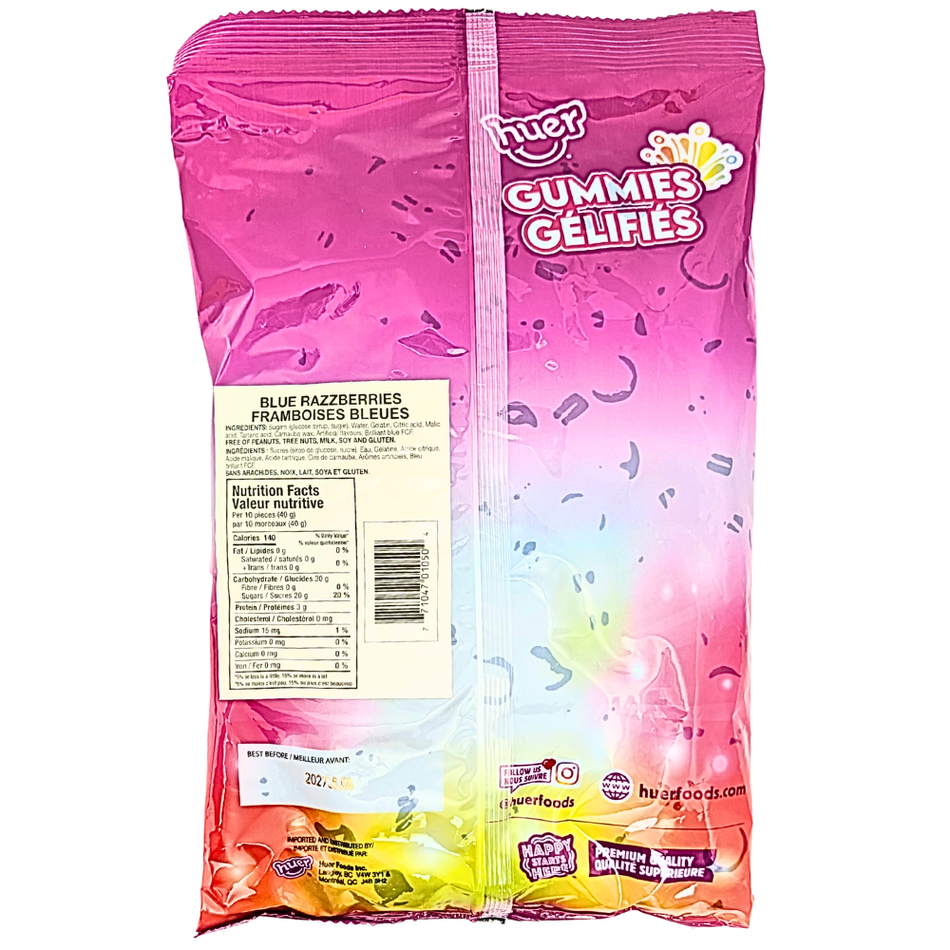 Huer Blue Razzberries Gummies 1 kg - 1 Bag
