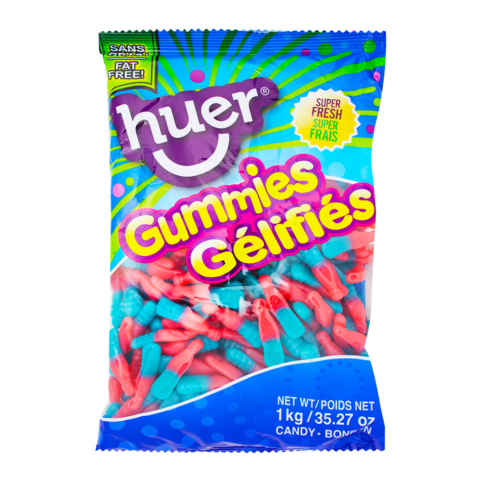 Huer Bubblegum Bottles Gummies 1 kg - 1 Bag