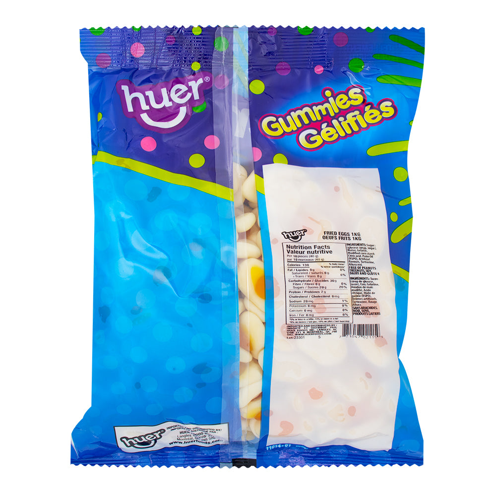 Huer Fried Eggs 1 kg - 1 Bag  Nutrition Facts Ingredients