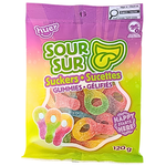 Huer Gummy Sour Suckers 120g - 24 Pack