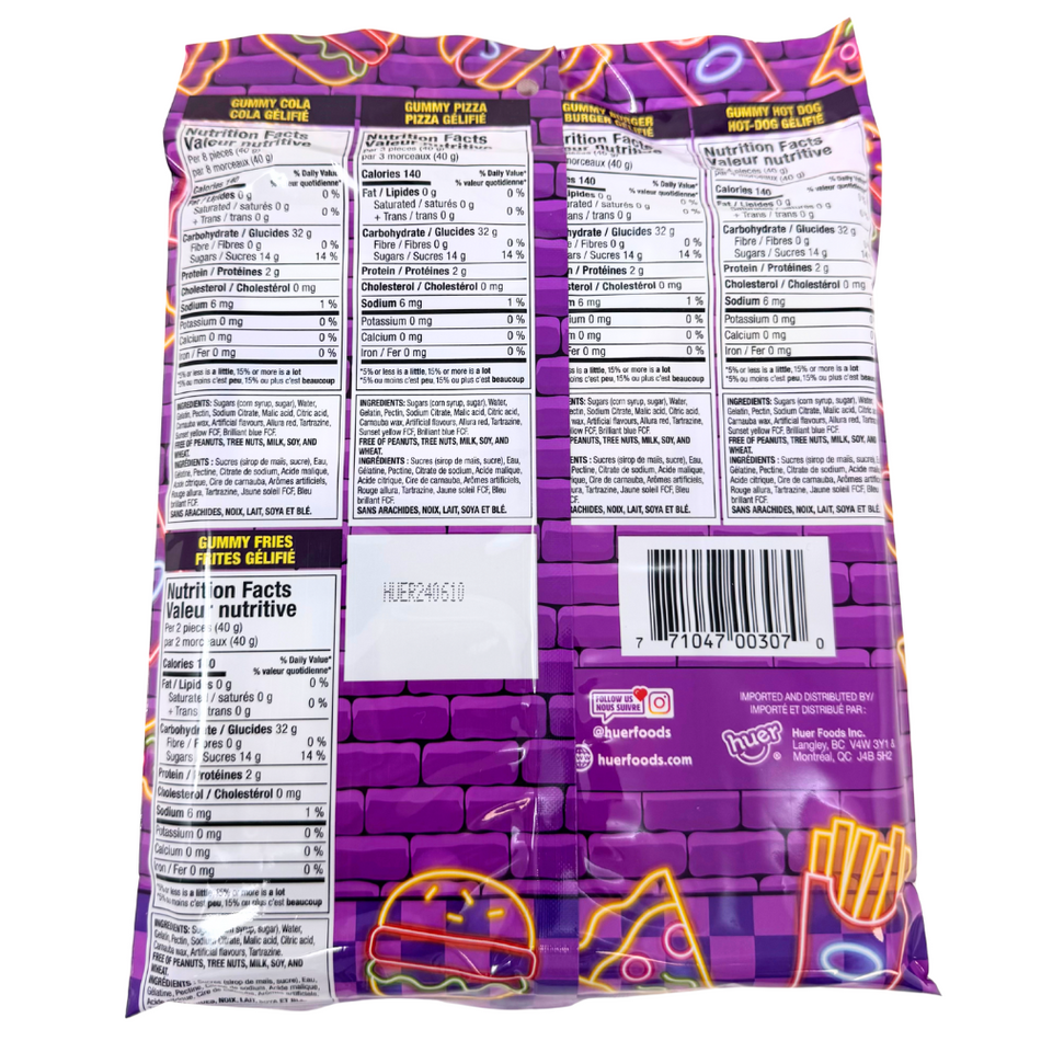 Huer Late Night Snack Gummies 77g - 24 Pack