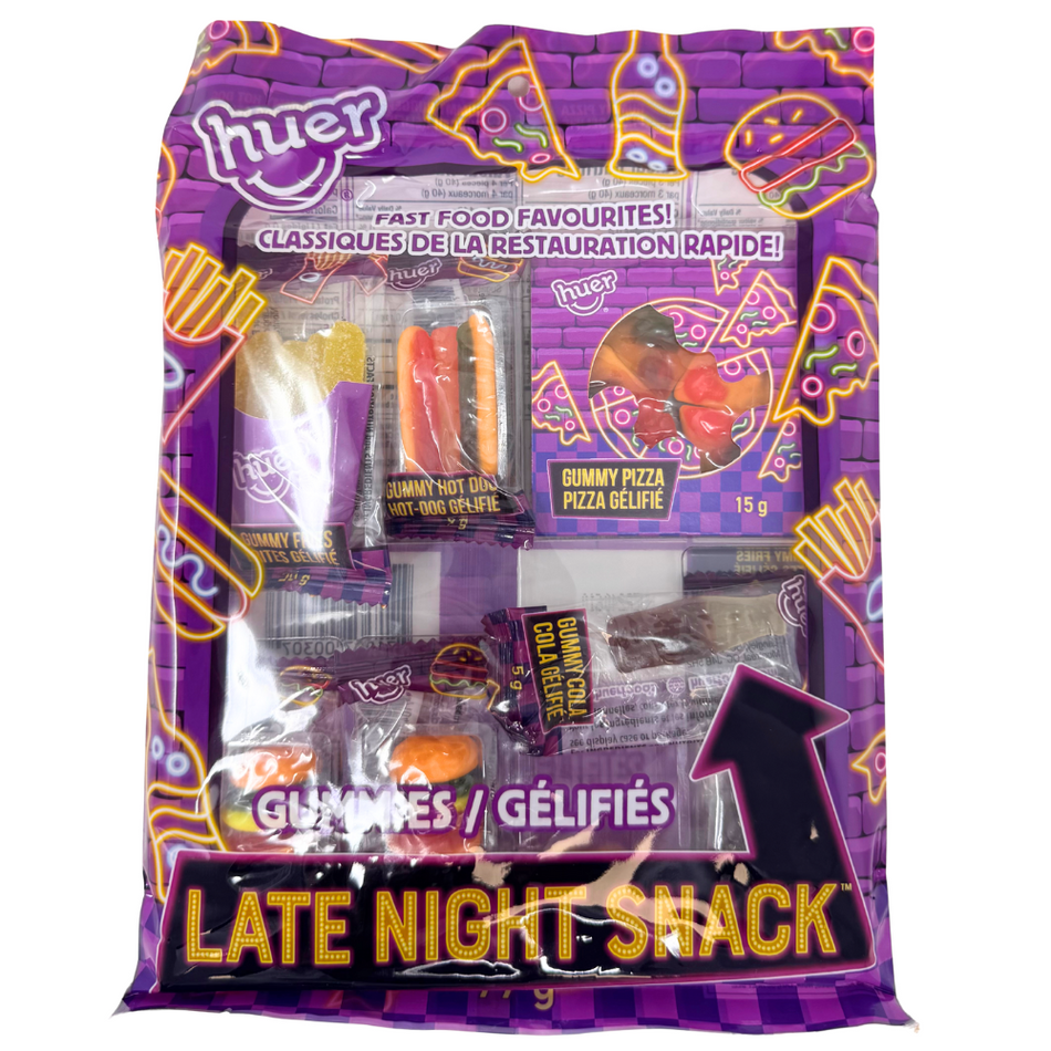 Huer Late Night Snack Gummies 77g - 24 Pack