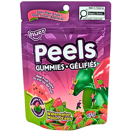 Huer Peels Gummies Watermelon 65g - 15 Pack