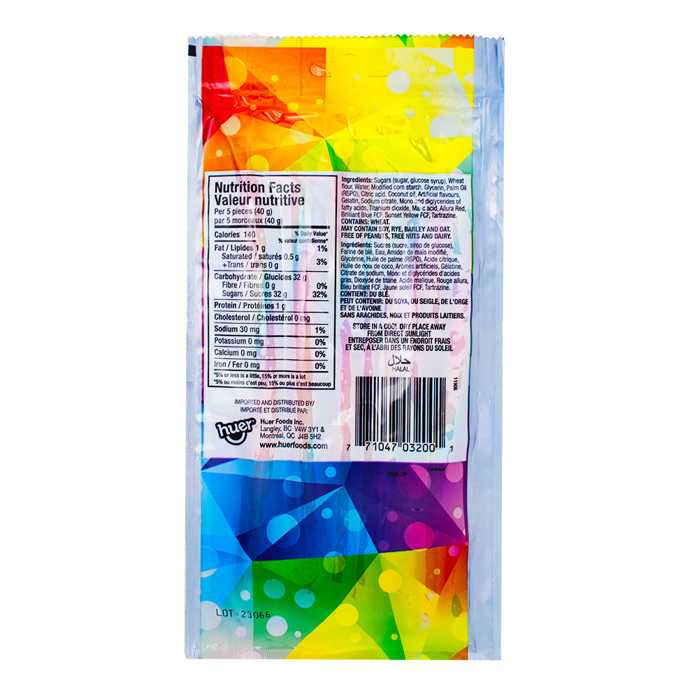 Huer Rainbow Creme Whips 70g - 12 Pack  Nutrition Facts Ingredients