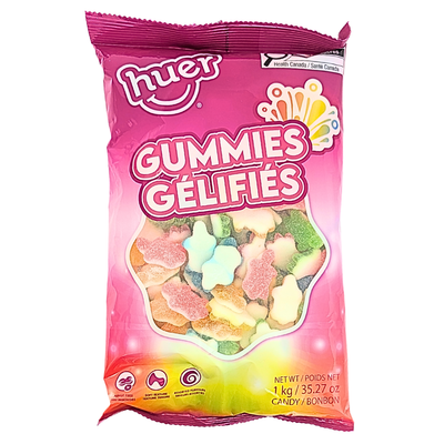 Huer Sour Assorted Turtles 1kg - 1 Bag