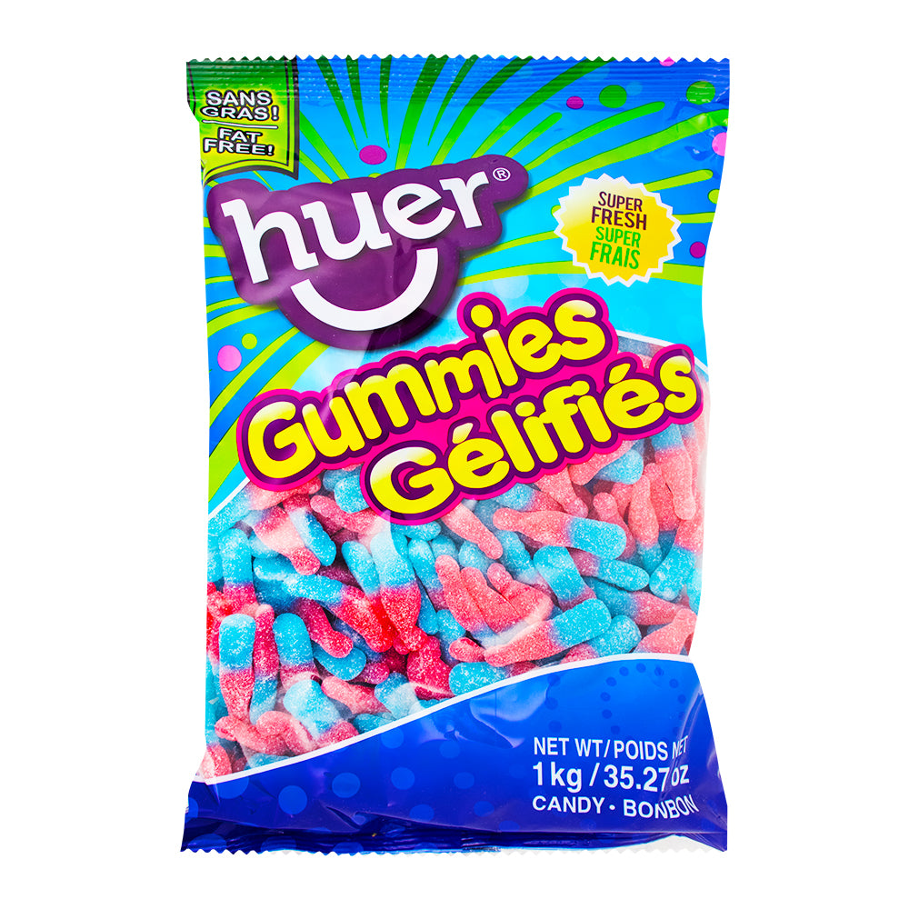 Huer Sour Bubblegum Bottles 1 kg - 1 Bag