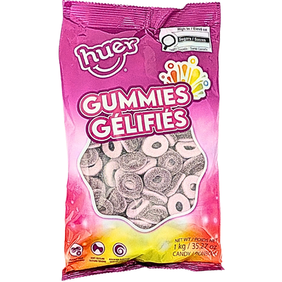 Huer Sour Grape Rings 1kg - 1 Bag