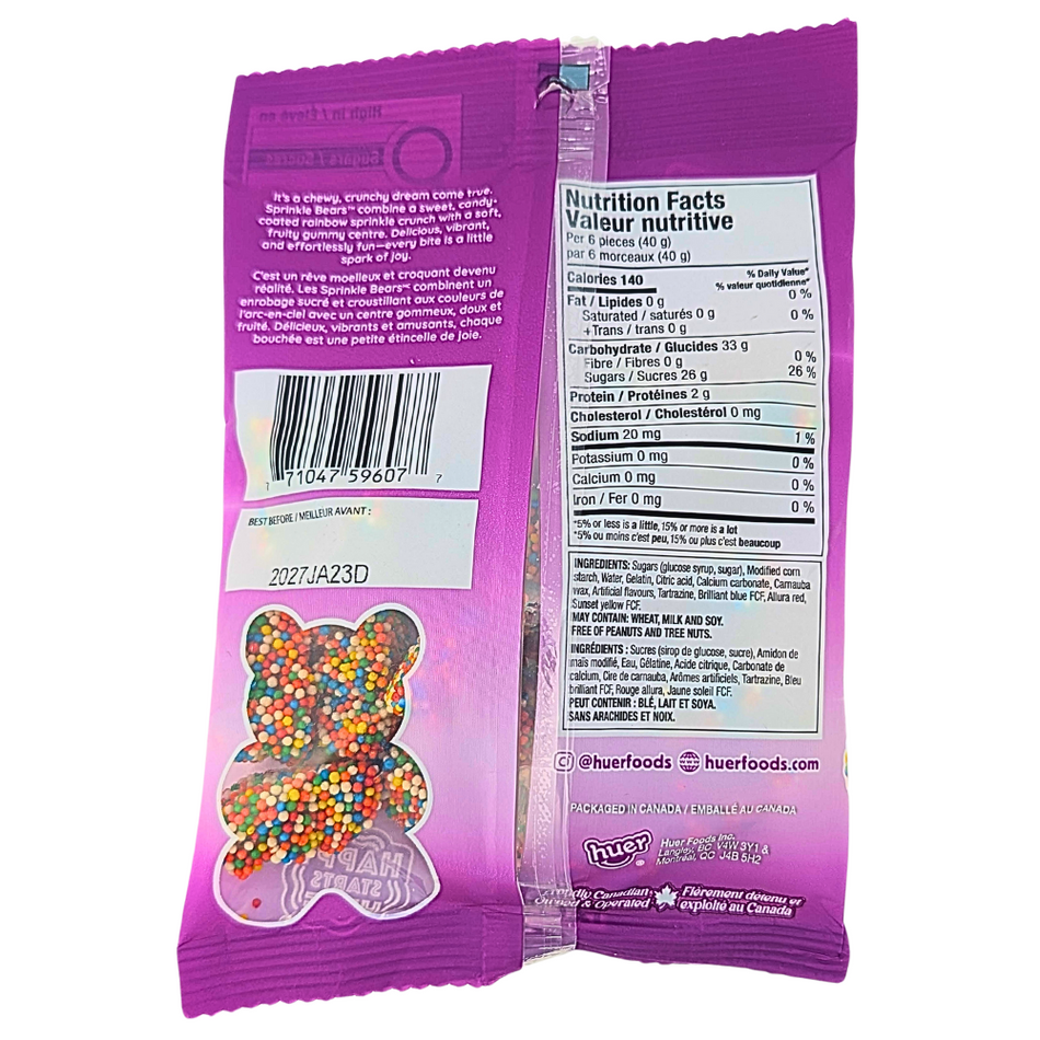 Huer Sprinkle Bears 120g - 15 Pack
