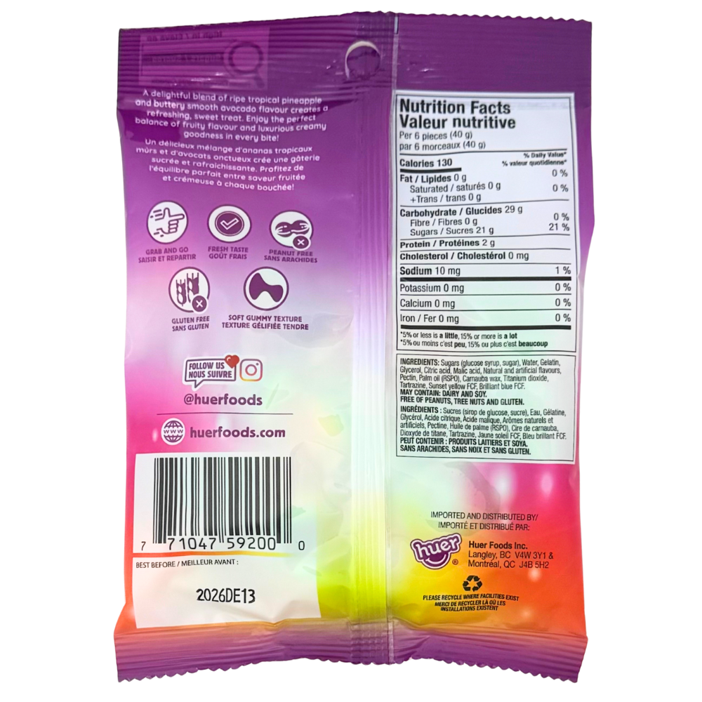 Huer Tropical Avocado 120g - 15 Pack