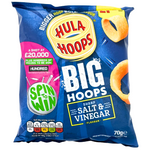 Hula Hoops Big Hoops Salt & Vinegar 70g (UK) - 20 Pack