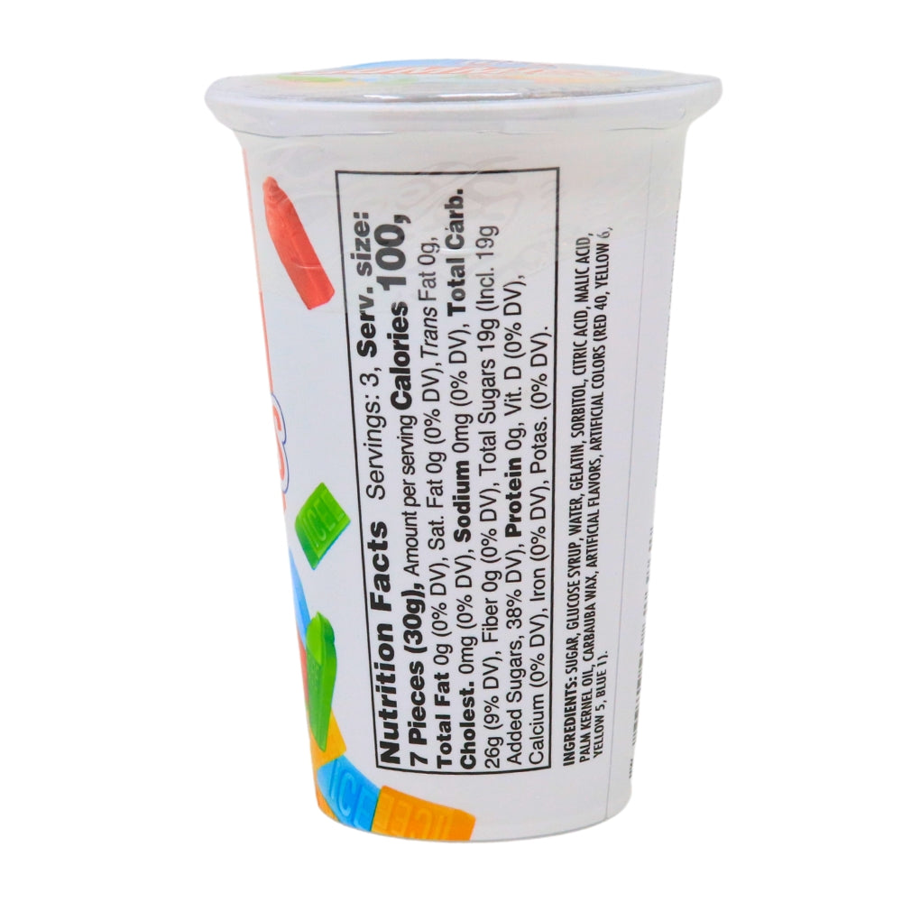 ICEE Gummies Cup 3.17oz ingredients nutrition facts