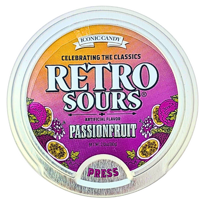 Iconic Retro Sours Passionfruit 2.12oz - 8 Pack