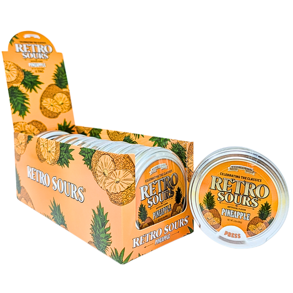 Iconic Retro Sours Pineapple 2.12oz - 8 Pack