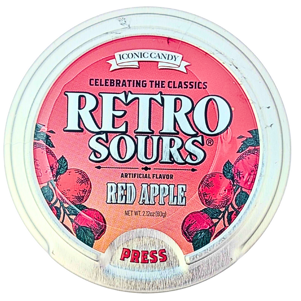Iconic Retro Sours Red Apple 2.12oz - 8 Pack