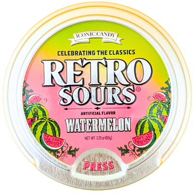 Iconic Retro Sours Watermelon 2.12oz - 8 Pack