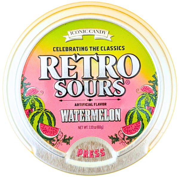 Iconic Retro Sours Watermelon 2.12oz - 8 Pack
