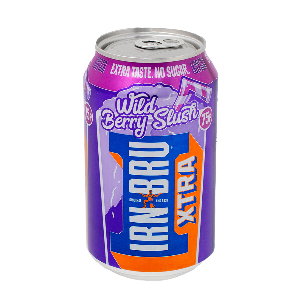 Irn Bru Xtra Wild Berry Slush (UK) 330mL - 24 Pack