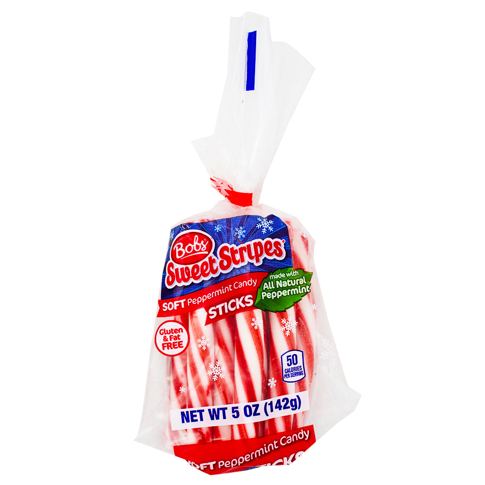 Bob's Soft Peppermint Sticks 142g - 12 Pack - Candy Store - Christmas - Candy Canes - Christmas Candy