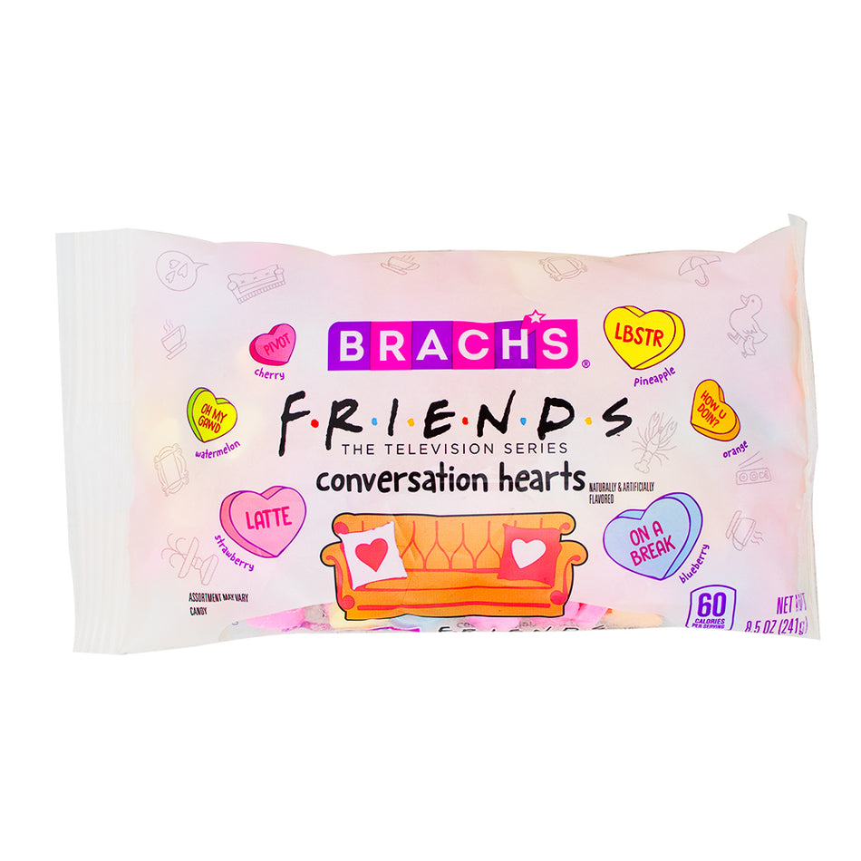 Friends Conversation Hearts - 8.5oz - 12 Pack