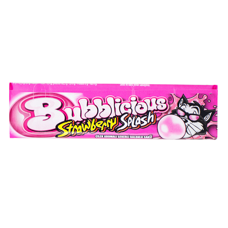Bubblicious Gum Strawberry Splash - 18 Pack - Bubblegum - Candy Store - Bubblicious - Bubblicious Gum