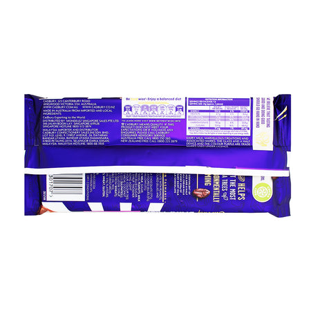 Australia Cadbury Dairy Milk Marvellous Creations w/ Jelly Popping Candy - 190g (Aus) - 42 Pack Nutrition Facts Ingredients