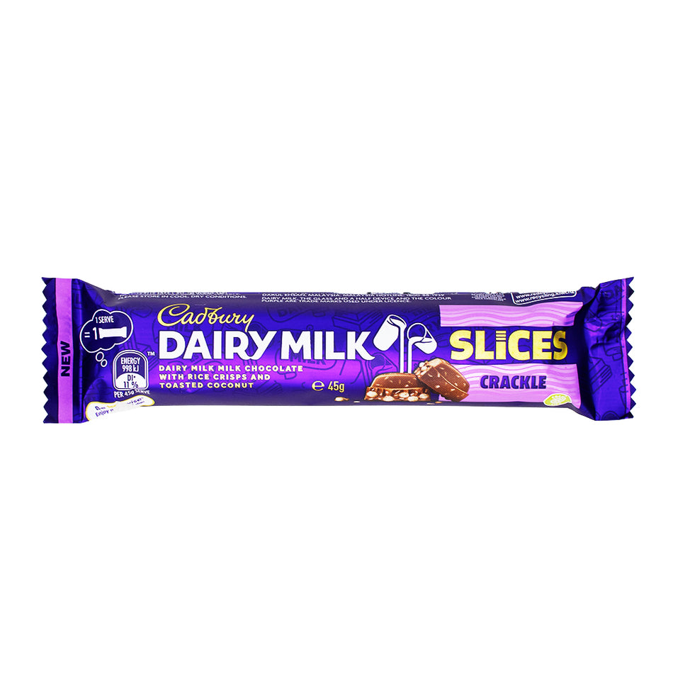 Cadbury Dairy Milk Slices Crackle (Aus) 45g  - 42 Pack - Cadbury - Cadbury Bar - Candy Store