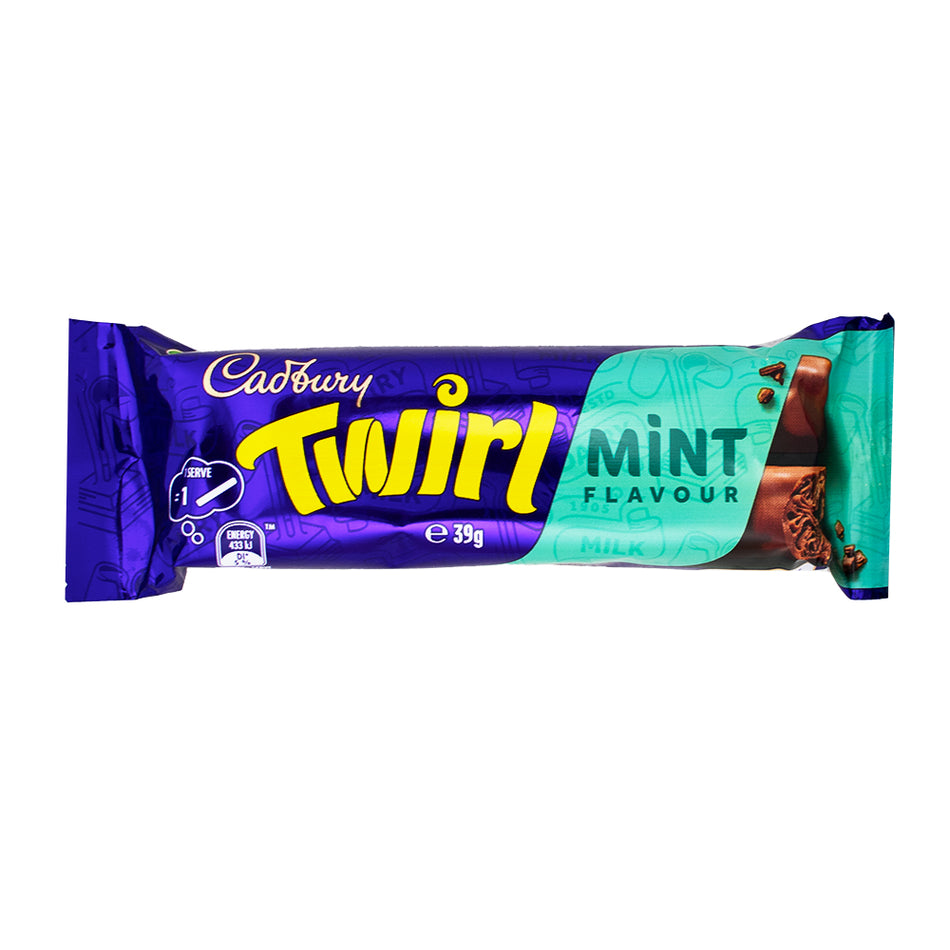 Cadbury Twirl Mint (Aus) 39g - 42 Pack - Twirl - Cadbury - Candy Store - Australian Candy