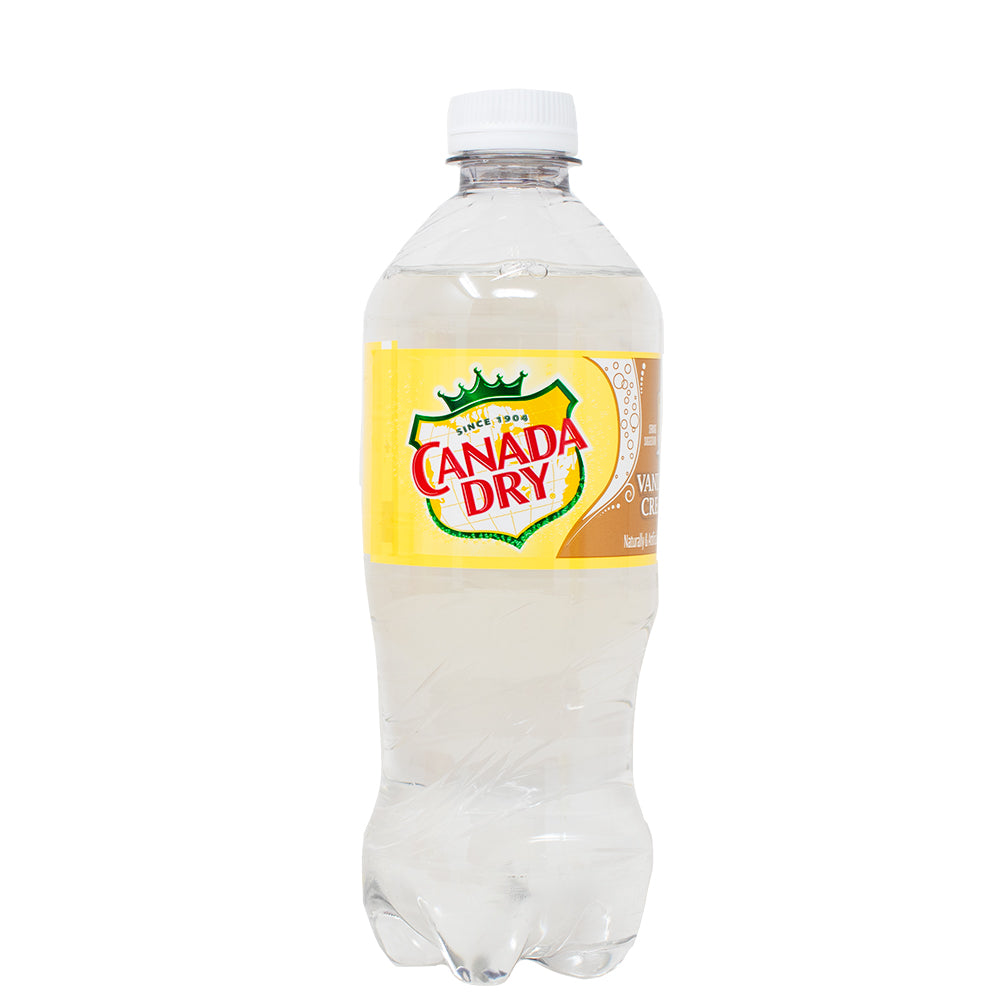 Canada Dry Vanilla Cream Ginger Ale 591mL - 24 Pack