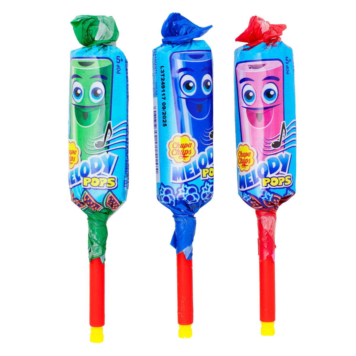 Chupa Chups Melody Pop Assorted Flavours 0.53oz - 30 Pack