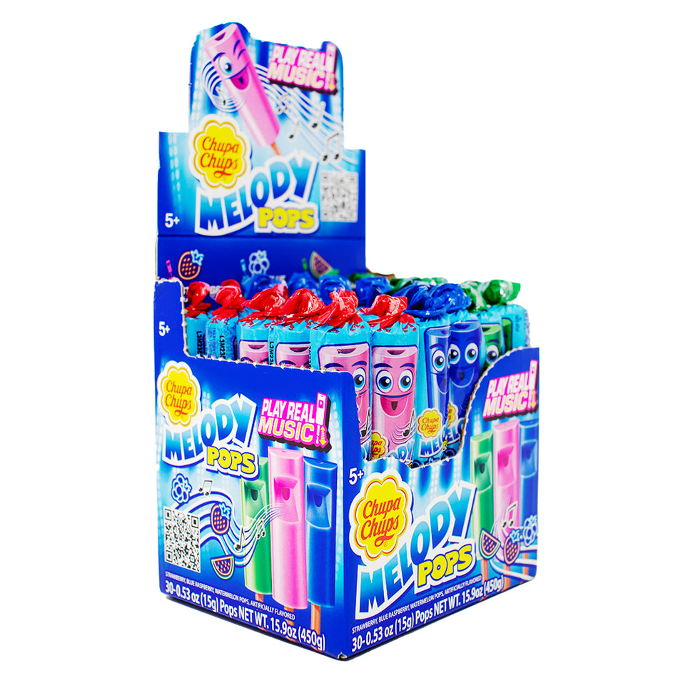 Chupa Chups Melody Pop Assorted Flavours 0.53oz - 30 Pack