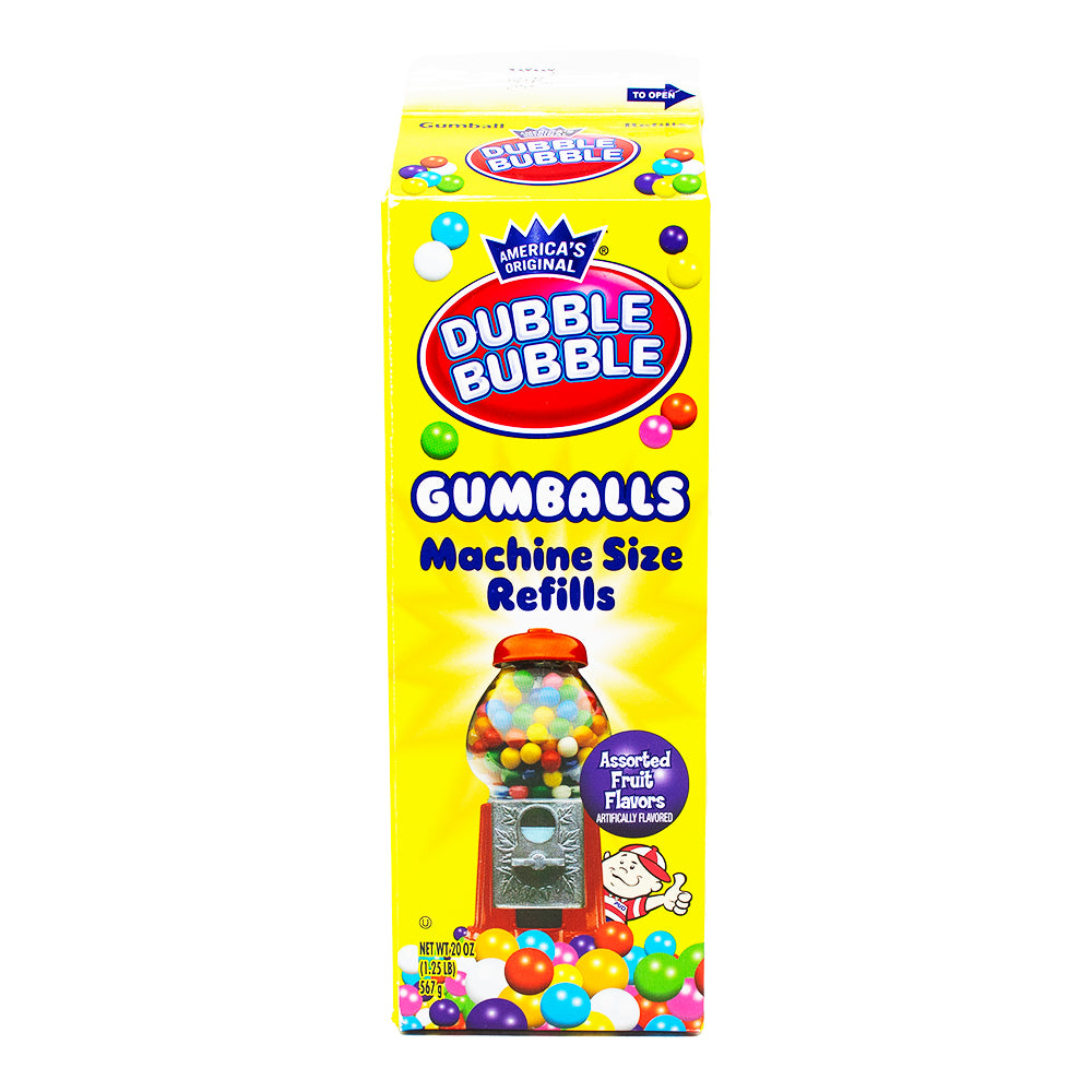 Dubble Bubble Gumballs Refills Carton 20oz - 9 Pack