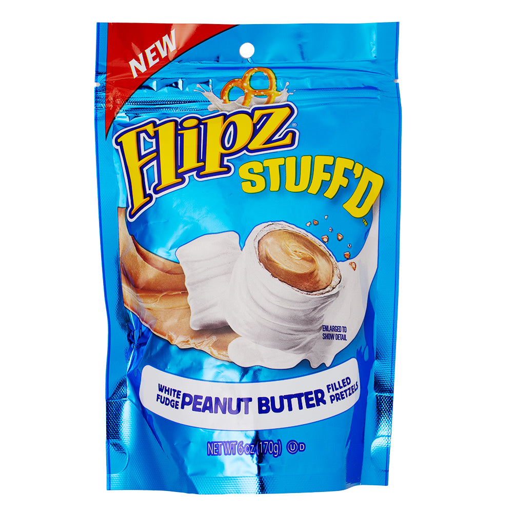 Flipz Stuff'd Pretzel White Fudge Peanut Butter 170g - 5 Pack