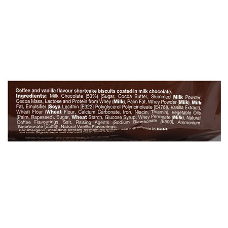 Galaxy Chocolatey Moments Vanilla Latte 110g - 14 Pack Nutrition Facts Ingredients