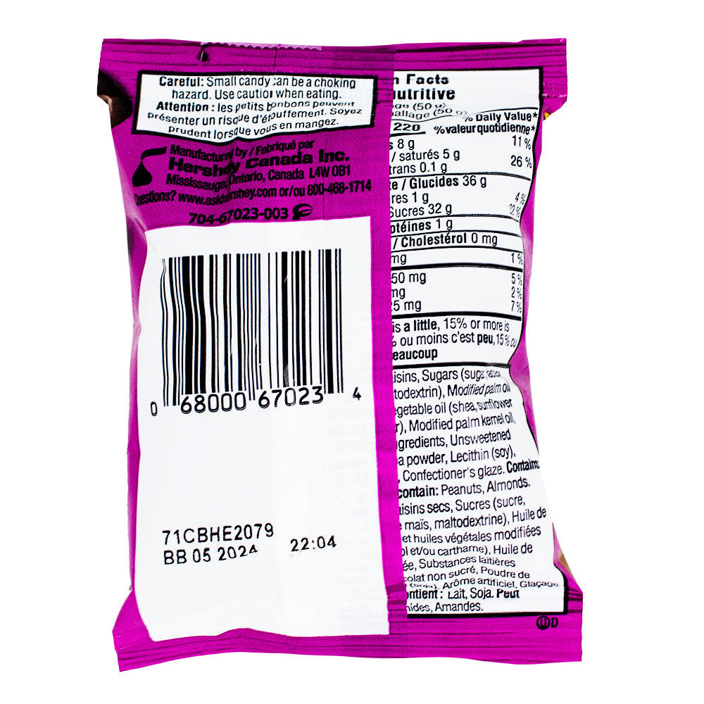 Glosette Raisins - 18 Pack Nutrition Facts Ingredients