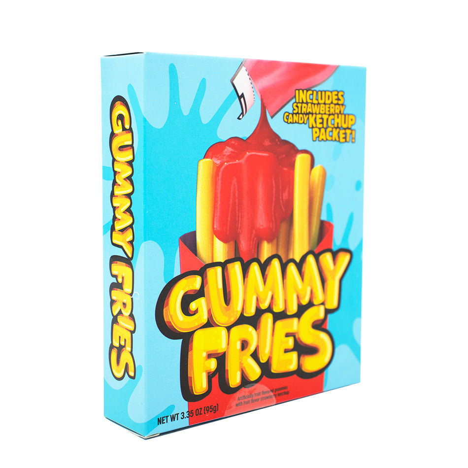 Gummy Fries with Ketchup Candy 3.35oz - 12 Pack